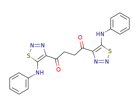 1,4-diketo-1,4-bis(5-phenylamino-1,2,3-thiadiazol-4-yl)butane