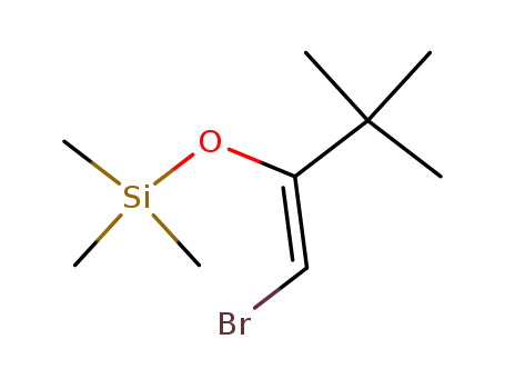 {1-[1-Bromo-meth-(Z)-ylidene]-2,2-dimethyl-propoxy}-trimethyl-silane