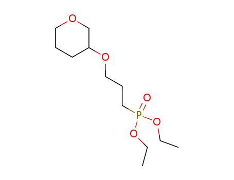 Molecular Structure of 117144-98-6 ([3-(Tetrahydro-pyran-3-yloxy)-propyl]-phosphonic acid diethyl ester)