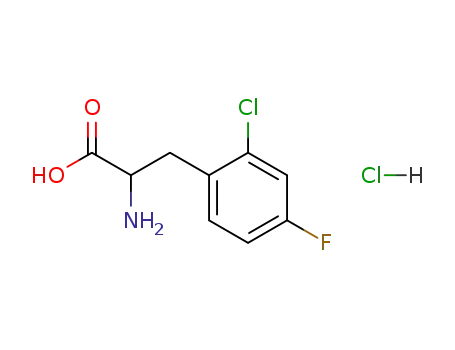 2-Amino-3-(2-chloro-4-fluorophenyl)propanoic acid hydrochloride