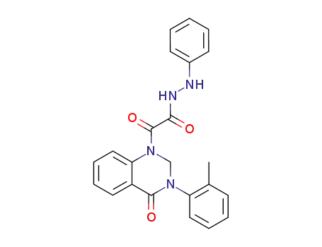 Oxo-(4-oxo-3-o-tolyl-3,4-dihydro-2H-quinazolin-1-yl)-acetic acid N'-phenyl-hydrazide