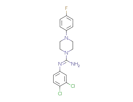 N-(3,4-Dichloro-phenyl)-4-(4-fluoro-phenyl)-piperazine-1-carboxamidine