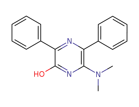 2(1H)-Pyrazinone, 6-(dimethylamino)-3,5-diphenyl-
