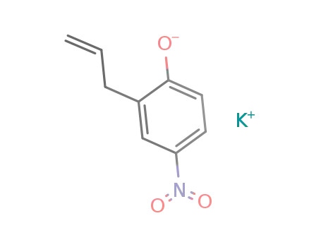 K<sup>(1+)</sup>*CH<sub>2</sub>CHCH<sub>2</sub>C<sub>6</sub>H<sub>3</sub>ONO<sub>2</sub><sup>(1-)</sup>=KCH<sub>2</sub>CHCH<sub>2</sub>C<sub>6</sub>H<sub>3</sub>ONO<sub>2</sub>