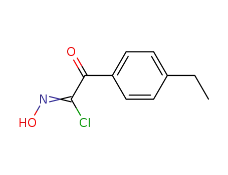 Benzeneethanimidoyl chloride, 4-ethyl-N-hydroxy-alpha-oxo- (9CI)