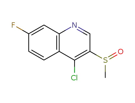 4-chloro-7-fluoro-3-(methylsulfinyl)-quinoline