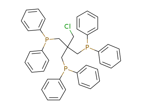 Molecular Structure of 105875-84-1 (Tris<diphenylphosphinomethyl>chloromethylmethane)