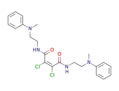 Molecular Structure of 76635-42-2 (N,N'-Bis<2-(methylphenylamino)ethyl>-dichlormaleinsaeure-diamid)