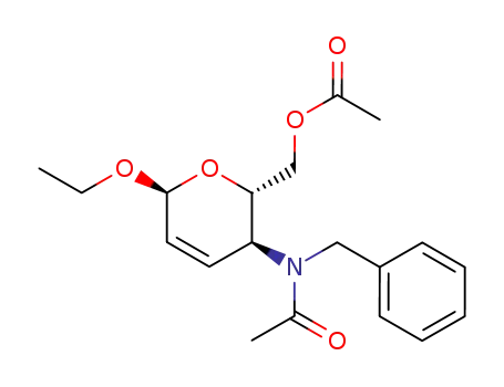 ethyl 6-O-acetyl-4-(N-benzylacetamido)-2,3,4-trideoxy-α-D-erythro-hex-2-enopyranoside