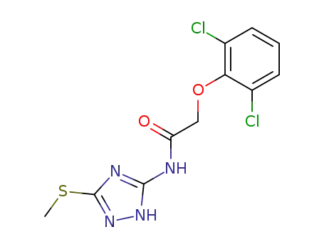 2-(2,6-Dichloro-phenoxy)-N-(5-methylsulfanyl-2H-[1,2,4]triazol-3-yl)-acetamide