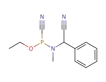 ethyl N-methyl-N-(α-cyanobenzyl)amidocyanophosphite