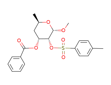 methyl 2-O-p-tosyl-3-O-benzoyl-4,6-dideoxy-α-D-allopyranoside