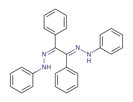 Molecular Structure of 23775-45-3 (1,2-diphenyl-1,2-ethanedione-bisphenylhydrazone (benzil phenylosazone))