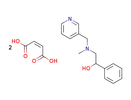 2-(Methyl-pyridin-3-ylmethyl-amino)-1-phenyl-ethanol; compound with (Z)-but-2-enedioic acid