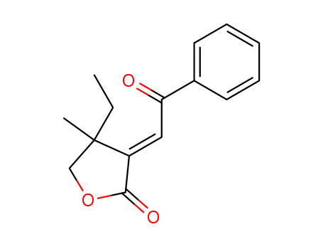 (E)-3-(Benzoylmethylen)-4-ethyl-4-methyl-2-oxo-tetrahydrofuran