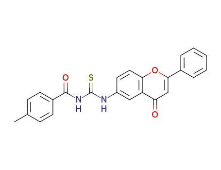 1-(4-Methyl-benzoyl)-3-(4-oxo-2-phenyl-4H-chromen-6-yl)-thiourea