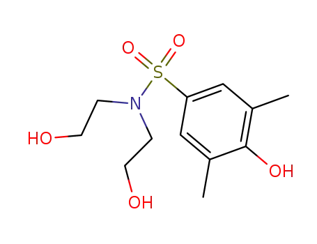 4-Hydroxy-N,N-bis(2-hydroxyethyl)-3,5-dimethylbenzene-1-sulfonamide
