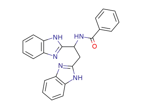 1-benzamido-1,2-bis(2'-benzimidazolyl)ethane