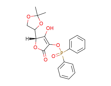 2-O-(diphenylphosphinyl)-5,6-O-isopropylidene-L-ascorbic acid