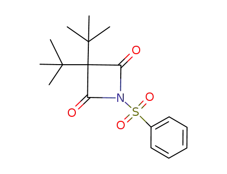 3,3-Di-tert-butyl-1-(phenylsulfonyl)-2,4-azetidindion