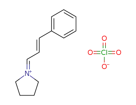 (E)-1-(3-phenylallylidene)pyrrolidinium perchlorate