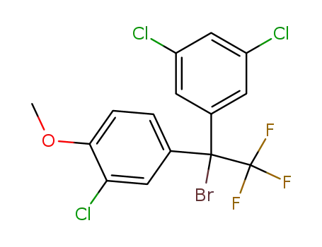 C<sub>15</sub>H<sub>9</sub>BrCl<sub>3</sub>F<sub>3</sub>O