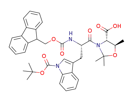 Molecular Structure of 936707-21-0 (FMOC-TRP(BOC)-THR(PSIME,MEPRO)-OH)