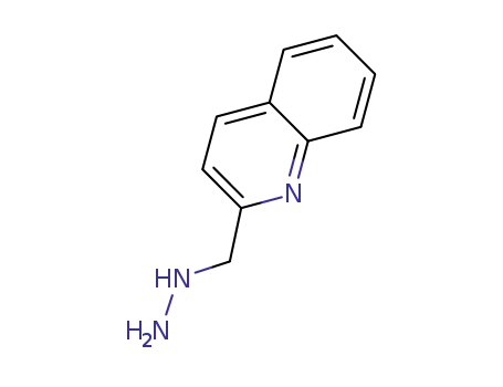 Molecular Structure of 1016513-69-1 (1-((quinolin-2-yl)methyl)hydrazine)
