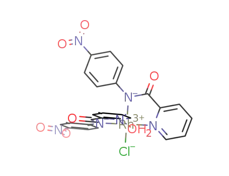 Molecular Structure of 1373759-10-4 (C<sub>24</sub>H<sub>18</sub>ClN<sub>6</sub>O<sub>7</sub>Rh)