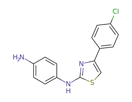 N-(4-aminophenyl)-4-(4-chlorophenyl)-1,3-thiazole-2-amine