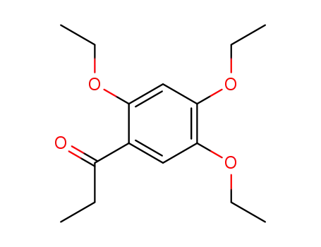 Molecular Structure of 63213-30-9 (1-Propanone, 1-(2,4,5-triethoxyphenyl)-)