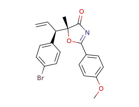 (R)-5-((R)-1-(4-bromophenyl)allyl)-2-(4-methoxyphenyl)-5-methyloxazol-4(5H)-one