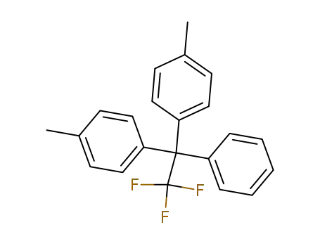 Molecular Structure of 61204-08-8 (Benzene, 1,1'-(2,2,2-trifluoro-1-phenylethylidene)bis[4-methyl-)