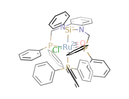 [RuCl(CO)(PPh<sub>3</sub>){SiPh(NCH<sub>2</sub>PPh<sub>2</sub>)<sub>2</sub>C<sub>6</sub>H<sub>4</sub>}]