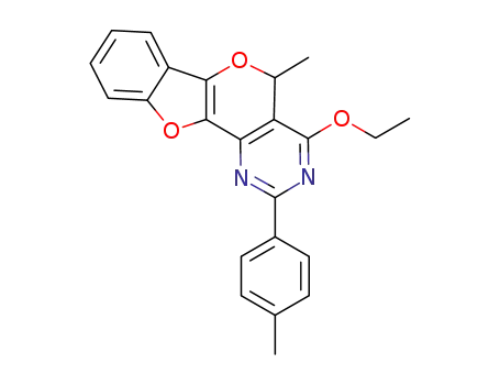 4-ethoxy-5-methyl-2-(4-methylphenyl)[1]benzofuro[2',3':5,6]pyrano[4,3-d]pyrimidine
