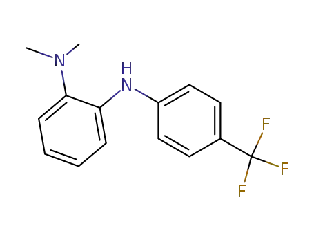 Molecular Structure of 29547-88-4 (N,N-Dimethyl-N'-(4-trifluoromethyl-phenyl)-benzene-1,2-diamine)
