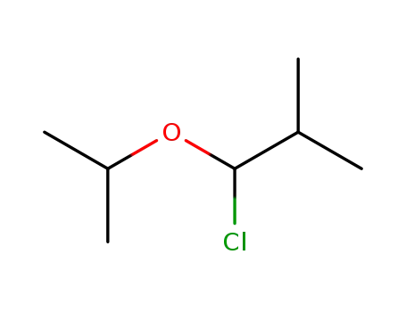 Molecular Structure of 62456-40-0 (Propane, 1-chloro-2-methyl-1-(1-methylethoxy)-)