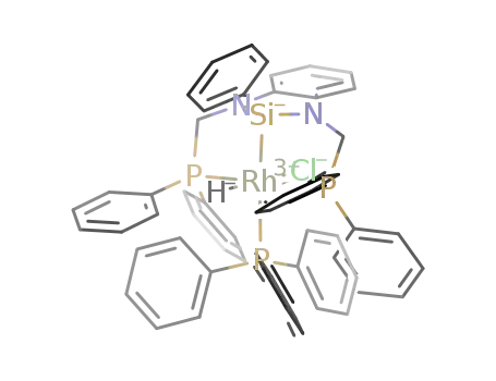 [RhHCl(PPh<sub>3</sub>){κ<sup>3</sup>-P,Si,P′-SiPh(NCH<sub>2</sub>PPh<sub>2</sub>)<sub>2</sub>-C<sub>6</sub>H<sub>4</sub>}]