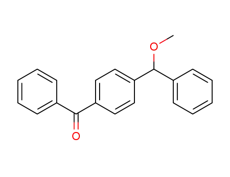 1-Benzoyl-4-(α-methoxybenzyl)benzol