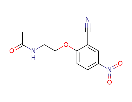 Acetamide, N-[2-(2-cyano-4-nitrophenoxy)ethyl]-
