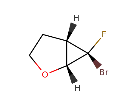 exo-6-bromo-endo-6-fluoro-2-oxabicyclo<3.1.0>hexane