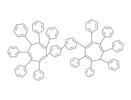4,4'-Bis-(2,3,4,5,6,7-hexaphenyl-cyclohepta-1,3,6-trienyl)-biphenyl