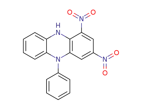 Molecular Structure of 59609-45-9 (Phenazine, 5,10-dihydro-1,3-dinitro-5-phenyl-)