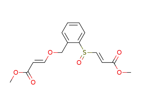methyl trans-3-<<2-(trans-2-((methoxycarbonyl)vinyl)sulfinyl)phenyl>methoxy>acrylate
