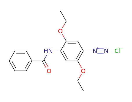 Molecular Structure of 119-99-3 (Benzenediazonium, 4-(benzoylamino)-2,5-diethoxy-, chloride)