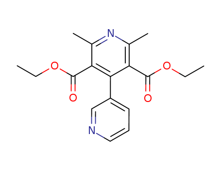 diethyl 2,6-dimethyl-4-pyridin-3-yl-pyridine-3,5-dicarboxylate cas  54756-41-1
