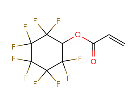 Molecular Structure of 16621-93-5 (1-Hydro-perfluor-cyclohexyl-acrylat)