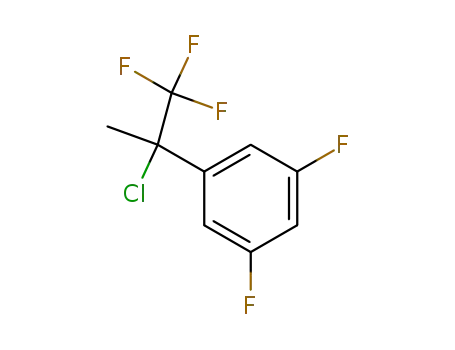 Benzene, 1-(1-chloro-2,2,2-trifluoro-1-methylethyl)-3,5-difluoro-