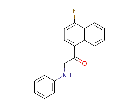 1-(4-Fluoro-naphthalen-1-yl)-2-phenylamino-ethanone
