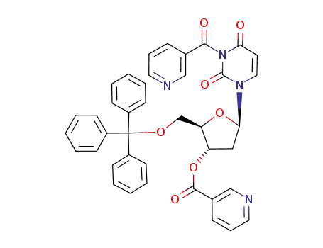 N<sup>3</sup>,3'-di-O-nicotinoyl-5'-O-trityl-2'-deoxyuridine